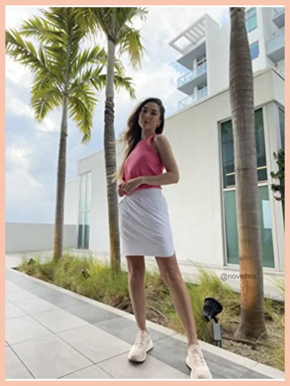 Women's Quick Dry Stretch Woven Skort with Pockets for Golf Tennis Running